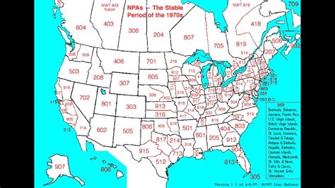 List of North American Numbering Plan area codes .
